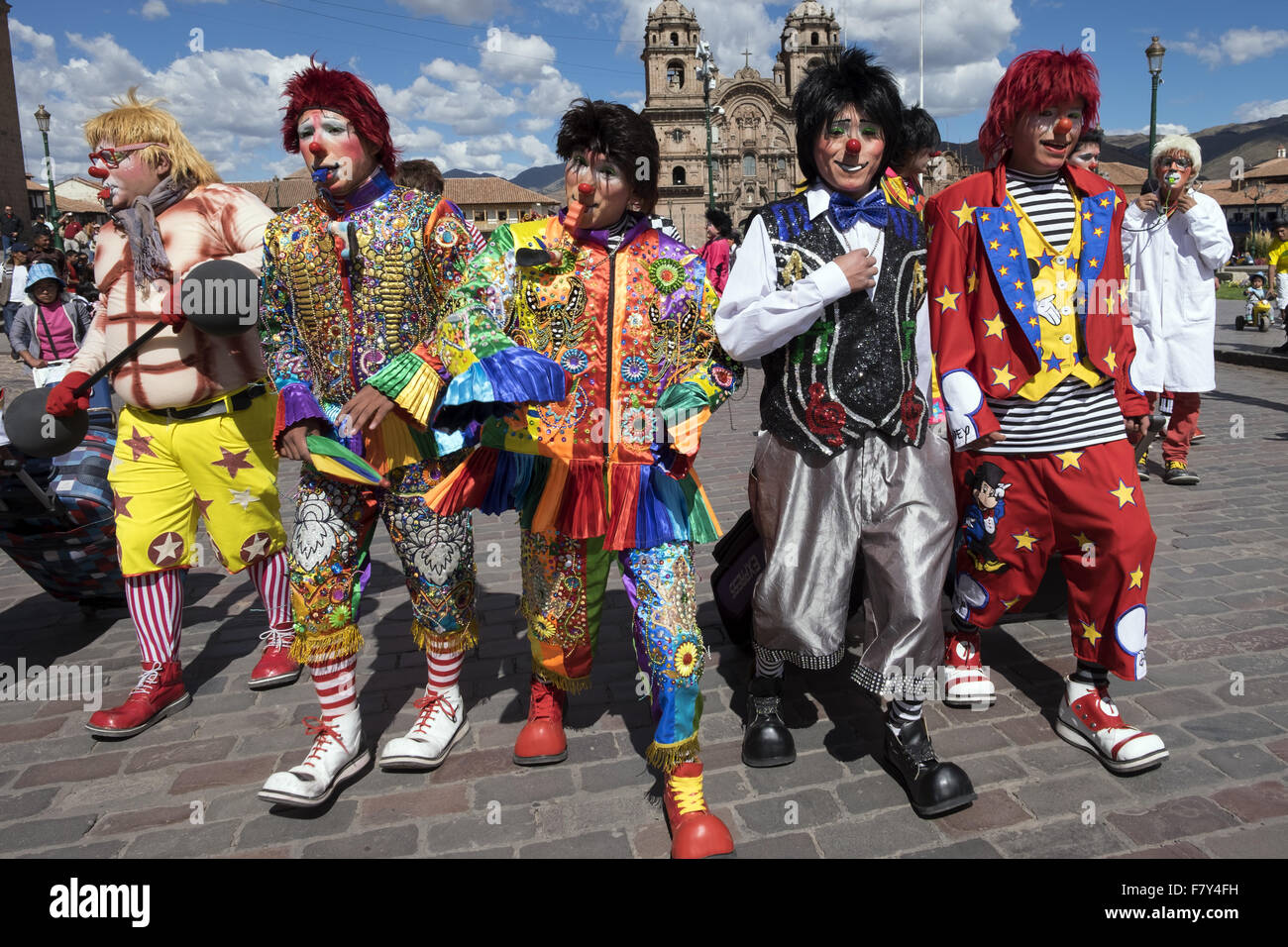 a-group-of-clowns-cuzco-attending-a-convention-of-clowns-throughout-F7Y4FH.jpg